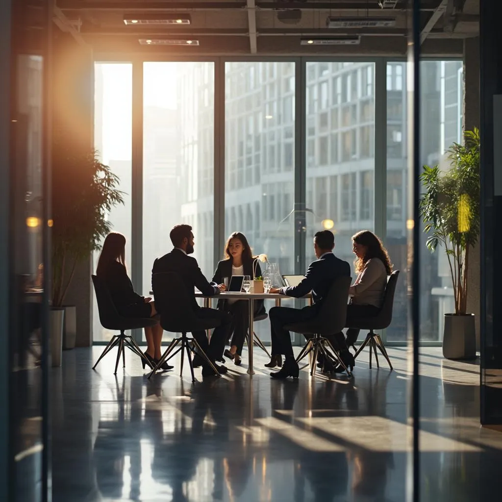 Reunión con clientes